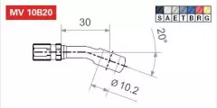 Фітинг LUCAS MV10B20T