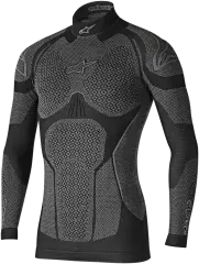 Термофутболка з довгим рукавом Alpinestars RIDE TECH WINTER, Чорний/Сірий, M, L