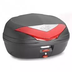 Кофр центральний KAPPA K46N, Чорний/Червоний