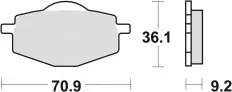 Колодки гальмівні дискові LUCAS MCB539