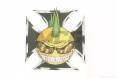 Наклейка декор BAD SMILE (9х9) (3409)