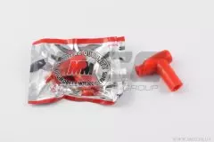 Ковпачок свічковий (люлька) тюнінг 90град Т-подібний червоний (МРМ)