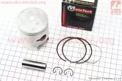 Поршень в зборі Suzuki AD 110 діаметр 52,50+0,50, палець 14, Тайвань (Mototech)