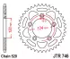 Зірка задня JT Sprockets JTR746.46
