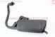 Глушник Honda DIO AF18/AF24 (накладка чорна), (TATA) - Фото 2