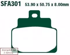 Колодки гальмівні дискові EBC SFA301