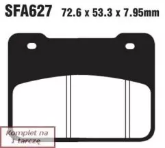 Колодки гальмівні дискові EBC SFA627