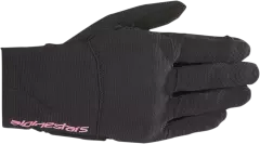 Моторукавички Alpinestars Stella Reef, Чорний/Рожевий, M