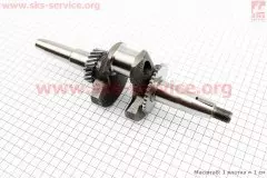 Колінвал 168F/170F (Dшейки-30mm, H-85mm, L-250mm) під конус (Китай)