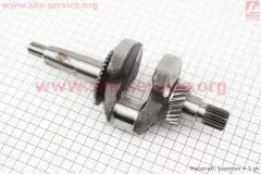 Колінвал 168FB-L (Dшейки-30mm, H-84mm, L-210mm) під шліц, для двигуна зі знижувальним редуктором (Китай)