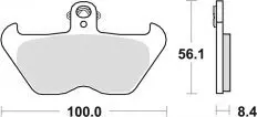 Колодки гальмівні дискові LUCAS MCB680SV