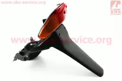Фара задня з крилом в зборі Suzuki LETS-I/II/III (Китай)