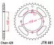 Зірка задня JT Sprockets JTR461.54