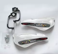Захист рук із кріпленням ACCEL HGS12BK/WH (22+28MM), Чорний/Білий