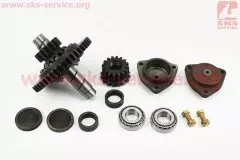 Диференціал в зборі Z=47, Z=16x16, Z=10 JR-Q12E (120-1) +підшипинки 30205-2шт+кришка-2шт (Можливий наліт) (Viper)