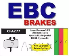 Колодки гальмівні дискові EBC CFA277R