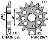 Зірка передня PBR 2071.14 SS
