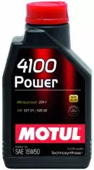 Олива моторна Motul 4100 POWER SAE 15W-50 напівсинтетична 1л