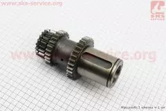 Шестерня 3 та 4 передачі КПП L=155мм, Z=20/26/31 Jinma 200, 204, 240, 244 (220.37.106) (Китай)