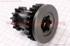 Шестерня КПП первинного валу Z=14x25 (Китай)