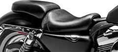 Сидіння заднє Le Pera Bare Bones 10‑19 XL1200X/V гладке (0804-0512), Чорний