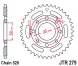 Зірка задня JT Sprockets JTR279.32