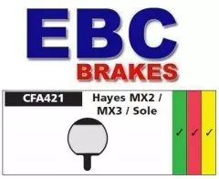Колодки гальмівні дискові EBC CFA421