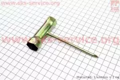 Ключ свічковий для тримера, 13/19mm, L-140mm, посилений (Китай)