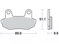 Колодки гальмівні дискові LUCAS MCB537