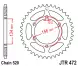 Зірка задня JT Sprockets JTR472.41