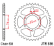Зірка задня JT Sprockets JTR856.44