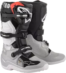 Мотоботи підліткові Alpinestars Tech 7S, Чорний/Червоний/Срібний/Білий, 34