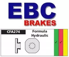 Колодки гальмівні дискові EBC CFA274