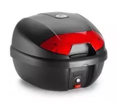 Кофр центральний KAPPA K30N, Чорний/Червоний