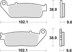 Колодки гальмівні дискові LUCAS MCB677SV