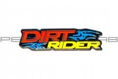 Наклейка DIRT RIDER (14х5)