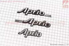 Наклейка шильдик JOG APRIO (13х3) (3шт) (Китай)