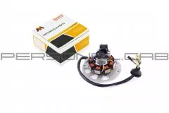 Статор генератора Yamaha JOG 50 (6+1 котушок 6 проводів) (Manle)