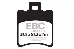 Колодки гальмівні дискові EBC SFA193