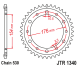 Зірка задня JT Sprockets JTR1340.45