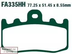 Колодки гальмівні дискові EBC FA335HH
