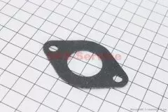 Прокладка глушника Suzuki AD50/LETS (сірий азбест), (Китай)