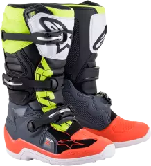 Мотоботи підліткові Alpinestars Tech 7S, Чорний/Помаранчевий/Жовтий, 34