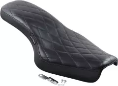 Сидіння Le Pera Cobra 04‑06/10‑19 XL з діамантовим рядком (0804-0592), Чорний