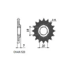Зірка передня Sunstar SS 32213