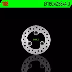 Диск гальмівний NG 108