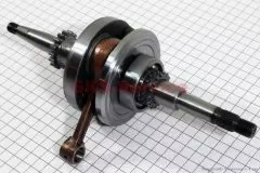 Колінвал 4T GY6 50/100 16зуб. на шестірні (GXmotor)