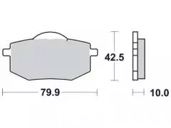 Колодки гальмівні дискові LUCAS MCB587