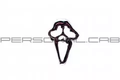 Наклейка шильдик SCREAM (7.5х5.5) хром (4720A)