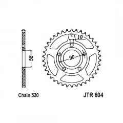 Зірка задня JT Sprockets JTR604.38